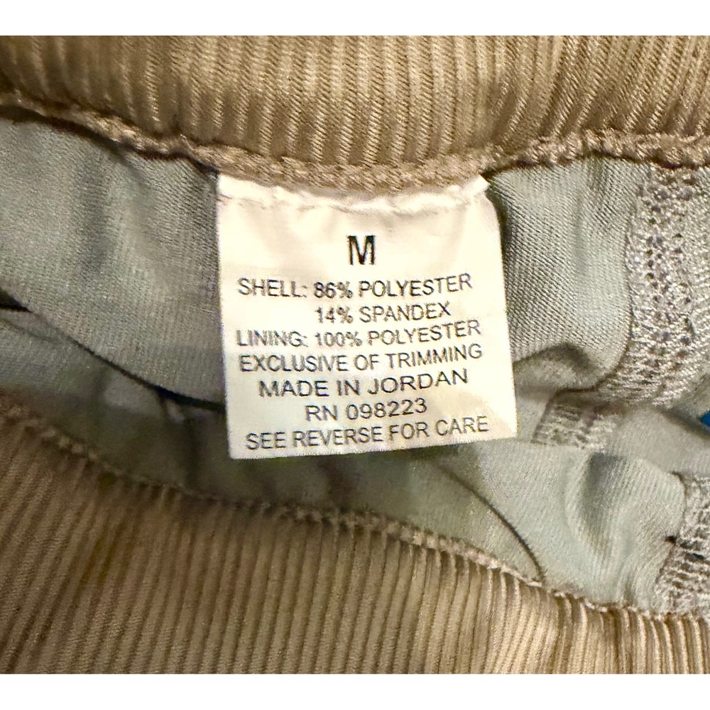 Magellan Outdoors Fish Gear Water Repellent Athletic Skort M Taupe Hiking - Picture 7 of 7